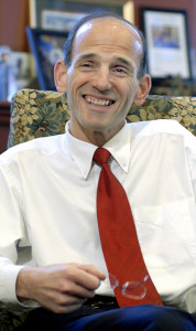 Then-Maine Gov. John Baldacci in a 2009 interview in his office. Press Herald staff photo