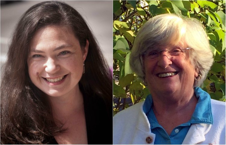 South Portland City Council candidates Kate Lewis, left, and Susan Henderson will be involved Friday in a ballot recount after finishing just 56 votes apart in last week's election.