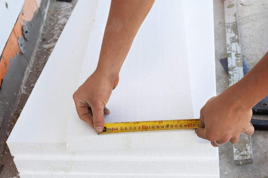 Attic hatch insulation can be made from foam panels of polystyrene.