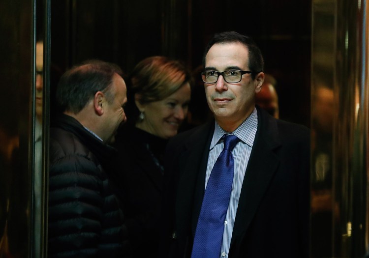 Steven Mnuchin, national finance chairman of President-elect Donald Trump's campaign, is expected to be named Treasury secretary, sources say.