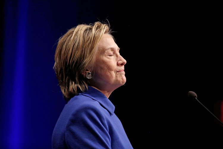Hillary Clinton speaks at the Children's Defense Fund gala in Washington Wednesday night. <em>     Reuters/Joshua Roberts</em>