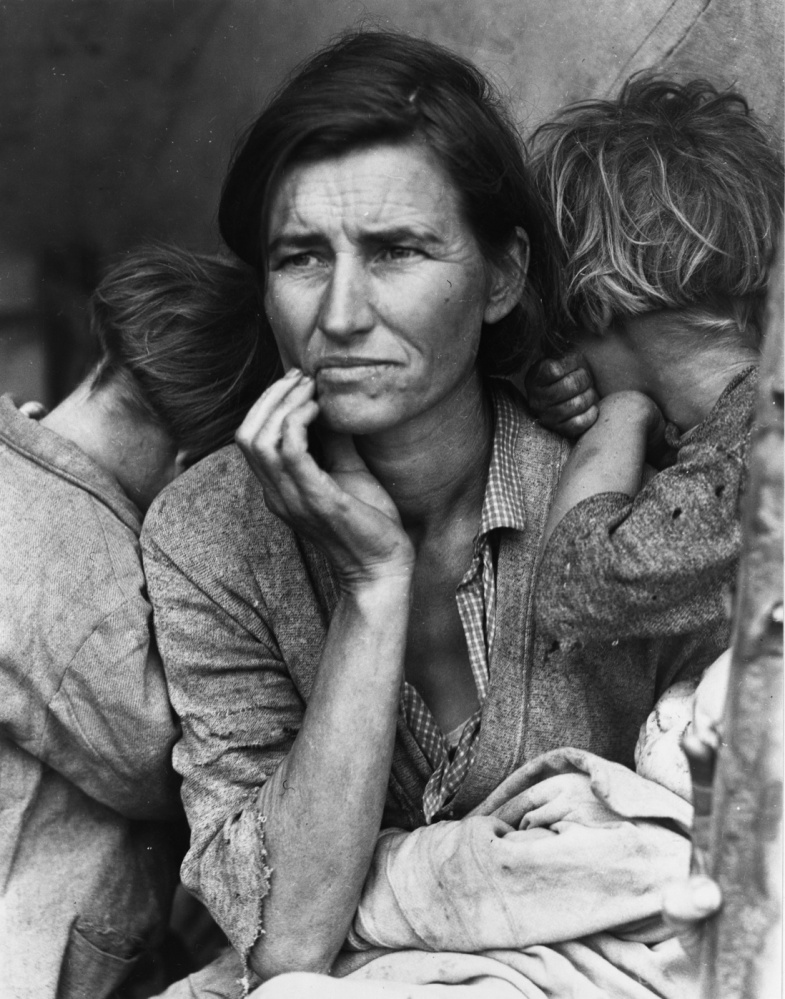 Migrant farm worker Florence Owens Thompson and two of her seven children were photographed in 1936 in a pea pickers' camp in Nipomo, Calif. FDR's "Second Bill of Rights" sprang from the misery of the Great Depression; a 21st-century economic bill of rights can draw on the tragedy of the Great Recession.