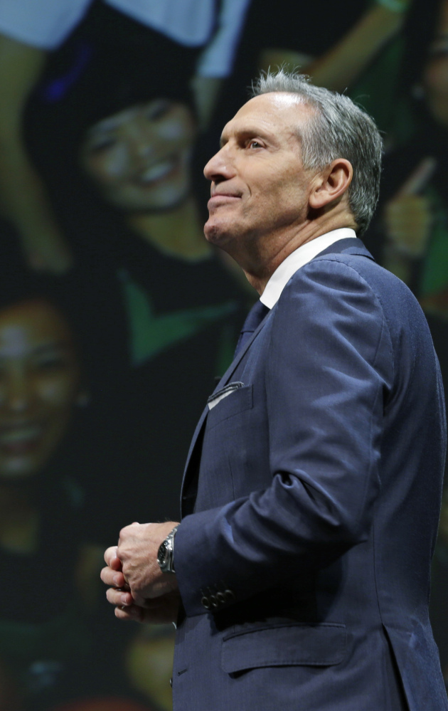 Outgoing Starbucks CEO Howard Schultz is credited with getting the coffee chain percolating again after returning as boss in 2008.