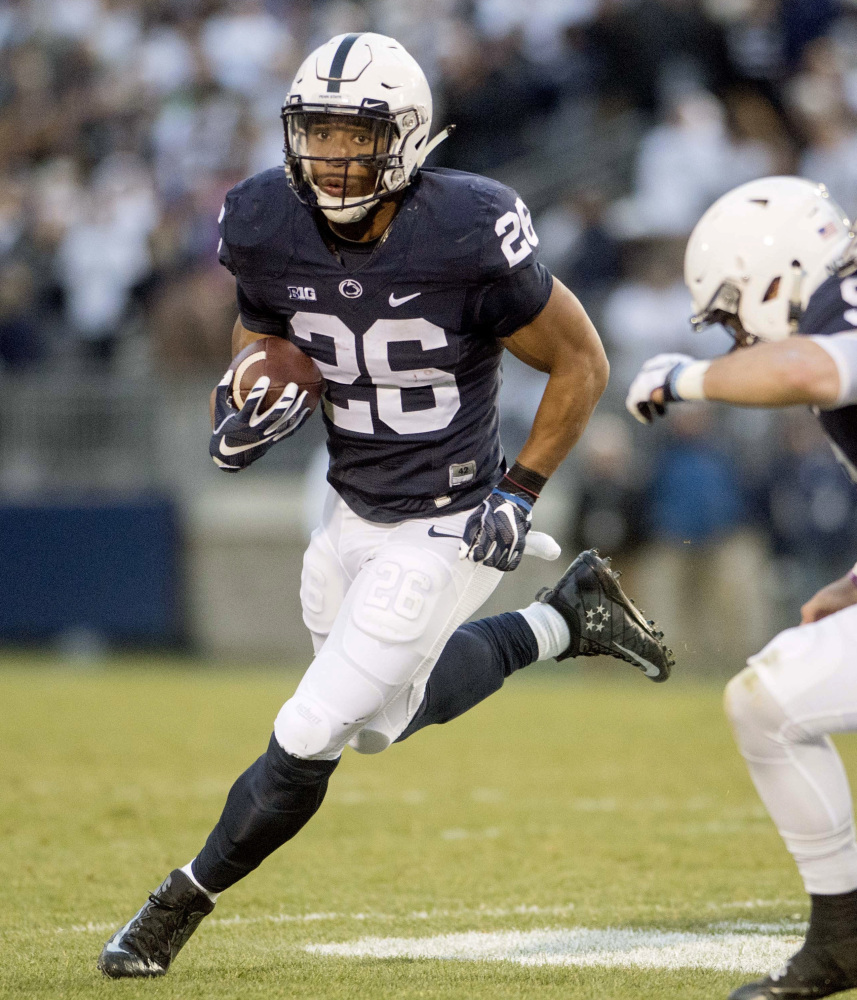 Penn State's Saquon Barkley has rushed for 1,219 yards this season, helping the Nittany Lions reach the Big Ten championship game Saturday.