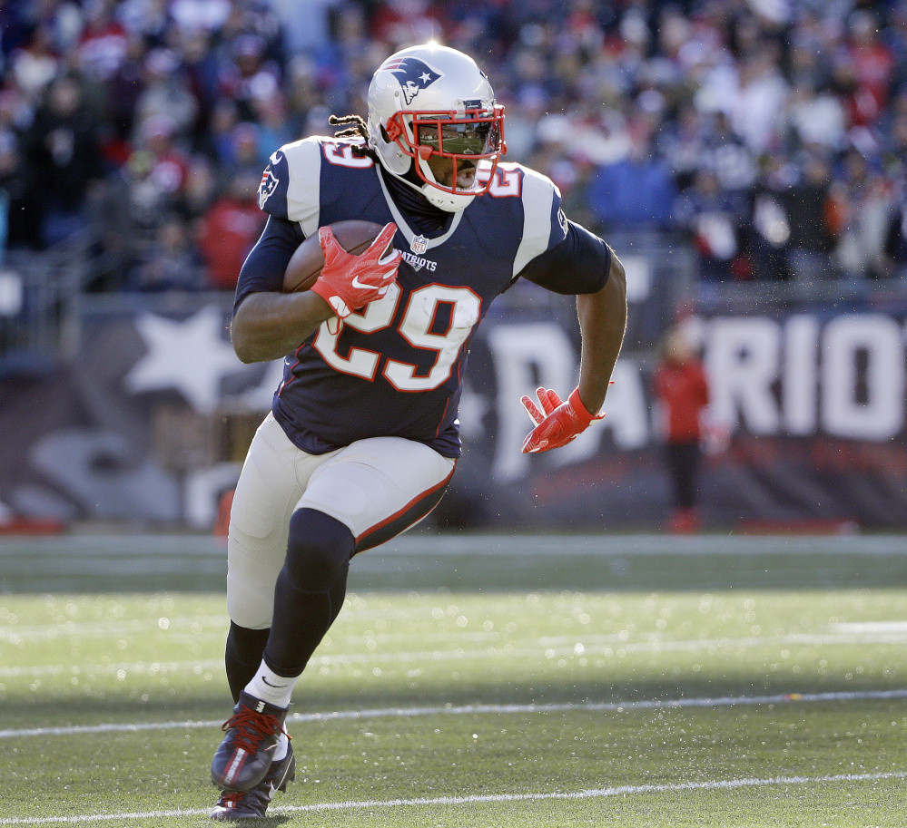 LeGarrette Blount is nearing his career best for yards in a season and the New England Patriots' record for touchdowns by a running back.