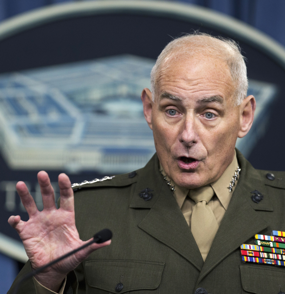 U.S. Southern Command Commander Gen. John Kelly is the nominee for Secretary of Homeland Security.