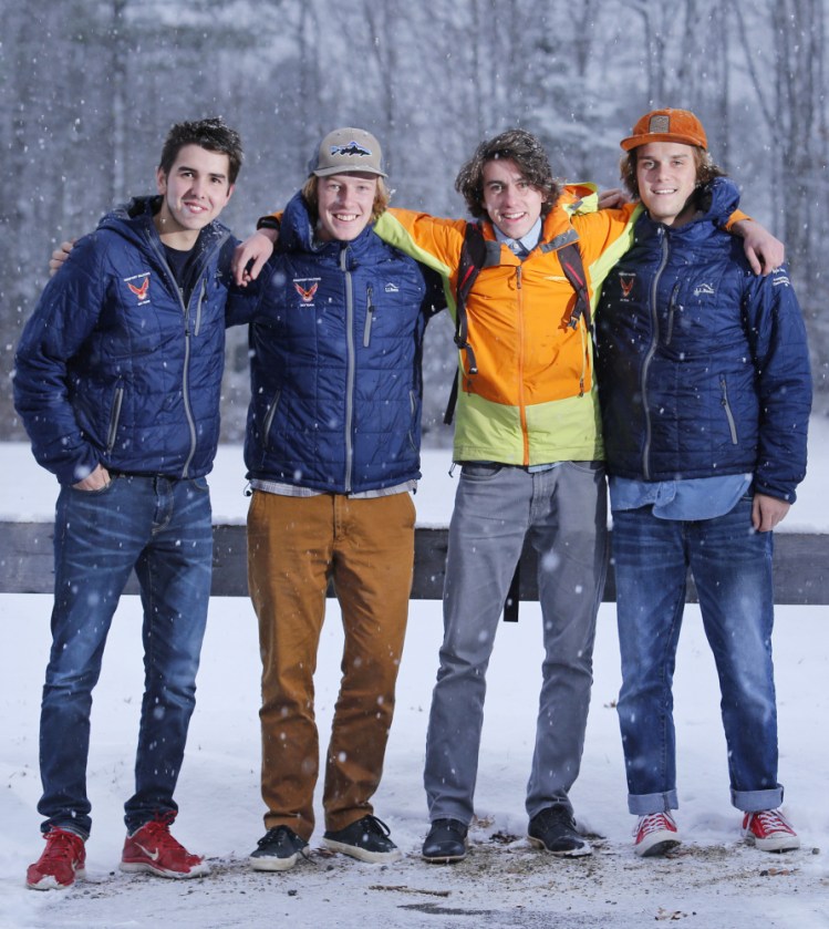 Freeport's interchangeable foursome of Nordic skiers – John Smail, Bennett Hight, Yacob Olins and Kyle Dorsey – hope to have plenty of fun defending a state title in their senior season.