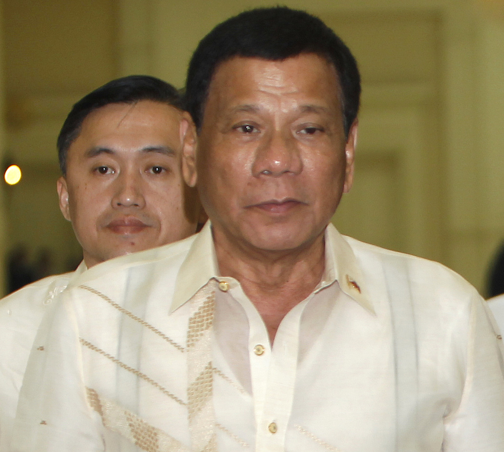 Philippine President Rodrigo Duterte lashed out at the United States regarding a philanthropic aid package.