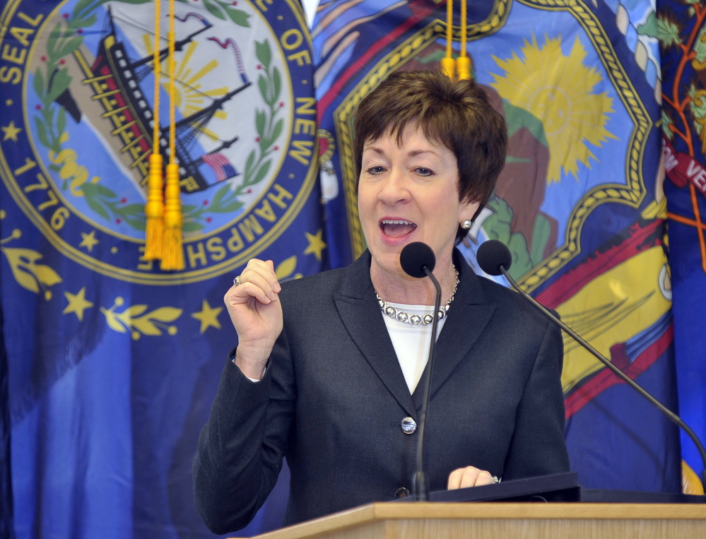 U.S. Sen. Susan Collins, R-Maine, has called for several legislative steps intended to increase drug price competition, including giving priority review to drugmakers that develop cheaper versions of drugs that are only available from a single company.