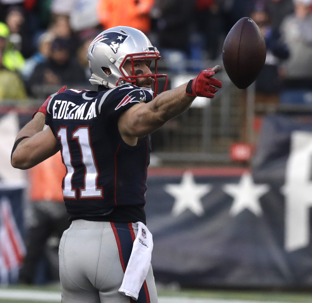 Julian Edelman and the Patriots had plenty to celebrate Saturday during their 41-3 win against the Jets and look like a team that could have plenty more to celebrate.