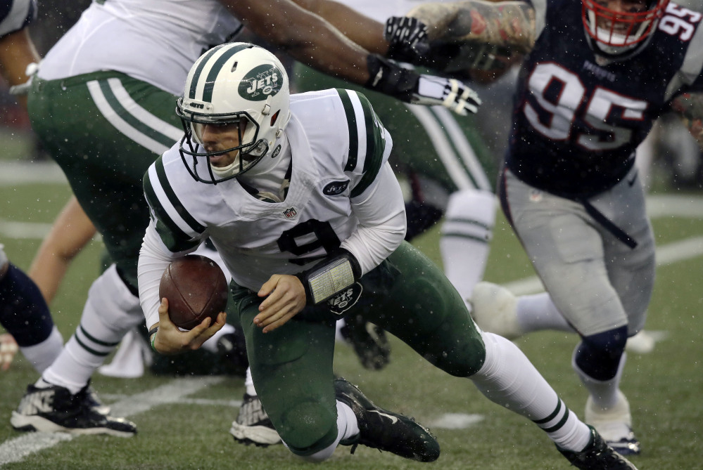 Jets quarterback Bryce Petty was placed on injured reserve with a torn labrum in his left shoulder. Petty was injured making a tackle after throwing an interception against the Pats.
