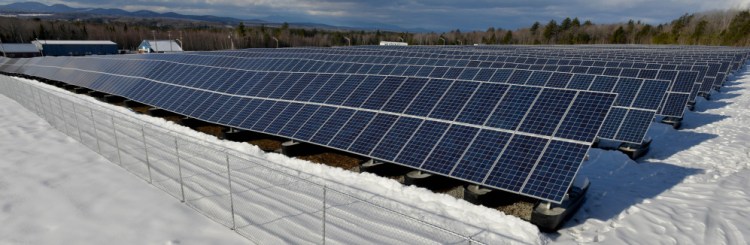 The Madison Electric Works solar farm consists of about 26,000 panels and occupies nearly 22 acres in the Madison Business Gateway. The project, which cost $10 million to install, is expected to produce about 5 megawatts of power.