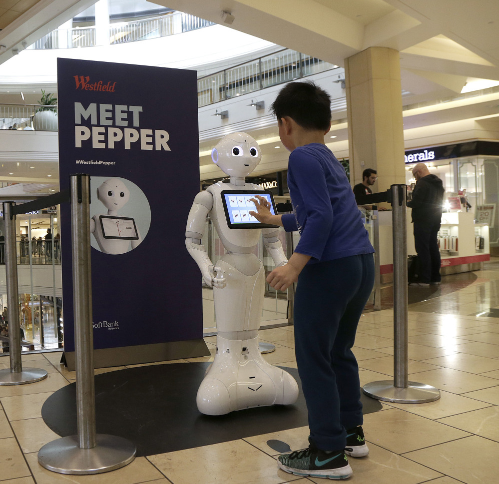 SoftBank Robotics hopes to put its robots in homes and businesses across the U.S. over the next few years to act as a playmate, companion and concierge.