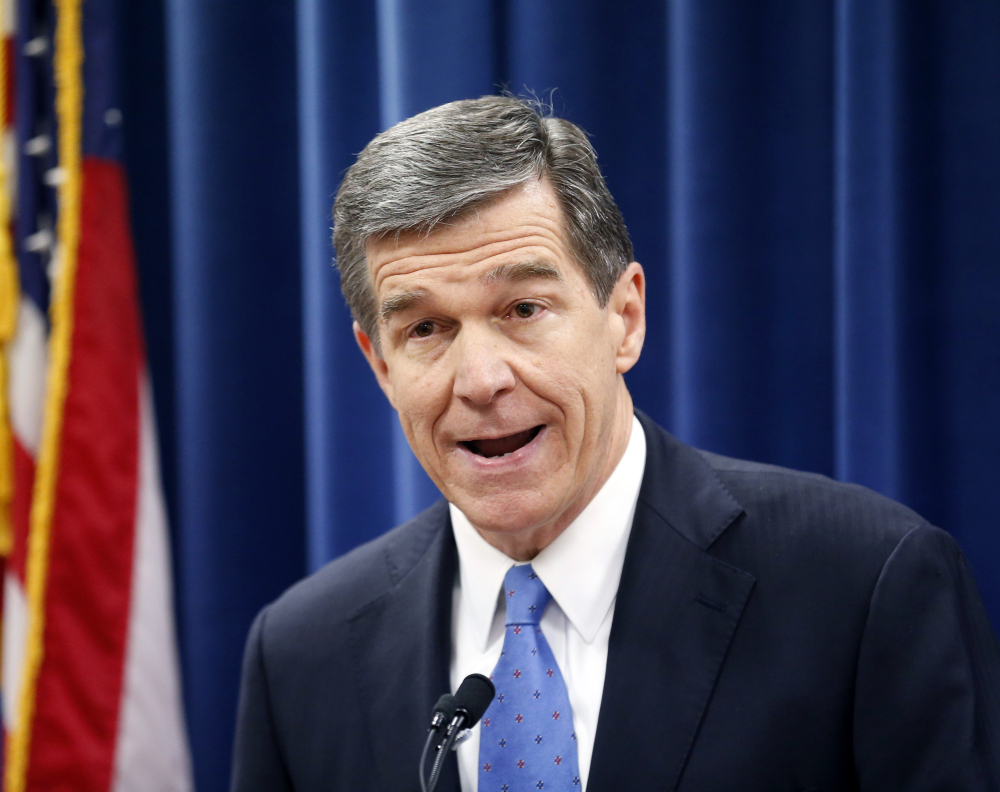 North Carolina's Democratic Gov.-elect Roy Cooper is challenging the constitutionality of a law passed by Republican lawmakers to limit his powers.