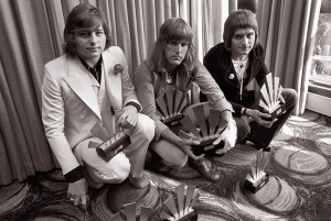 Members of Emerson, Lake and Palmer: Greg Lake, left, Keith Emerson and Carl Palmer. Greg Lake was a progressive rock pioneer who co-founded King Crimson and Emerson, Lake and Palmer. 1972 photo via AP