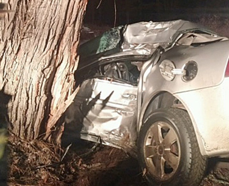Trey A. James, 19, was killed when he lost control of his 2005 Pontiac Grand Am and hit a tree. <em> Cumberland County Sheriff's Office photo</em>.