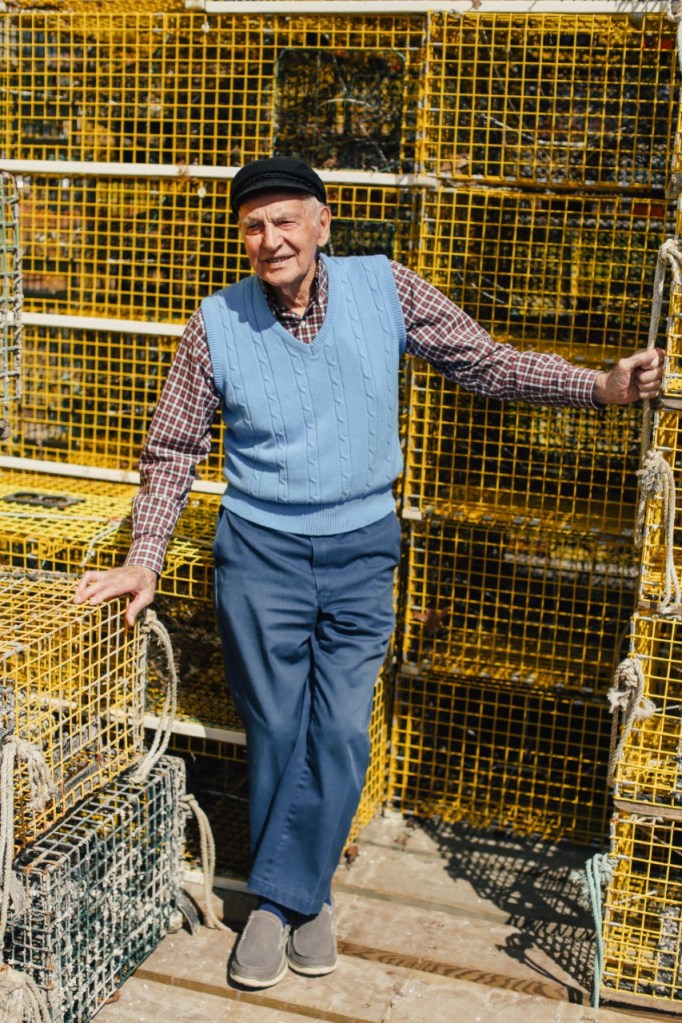 In his segment of the series, Leland Merrill recalls his his many years as a lobsterman and former owner of Widgery Wharf, which was first built in 1777. Photo by Justin Levesque/Courtesy of Galen Koch