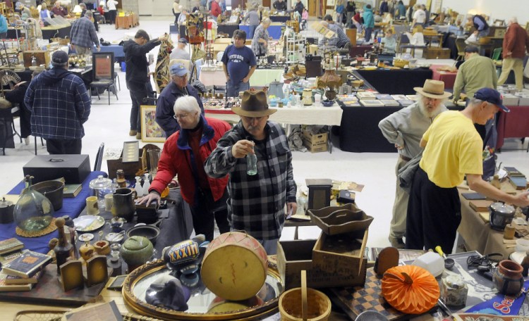 The Augusta Armory Antiques Show's $3 fee makes it "one of the least expensive shows," organizer Jim Montell says.