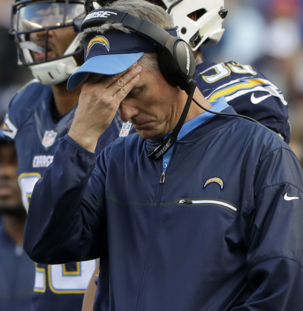 Mike McCoy will not be moving with the Chargers to Los Angeles, if they leave San Diego. McCoy was fired after four seasons on Sunday.