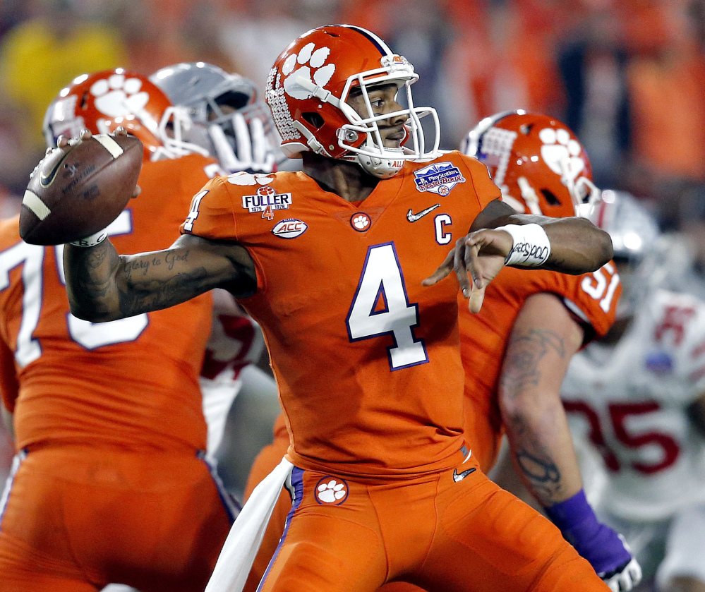 Clemson quarterback Deshaun Watson became the first member of his family to receive a degee from a four-year college, and down the road, that figures to mean as much as anything he does in the national final Monday.