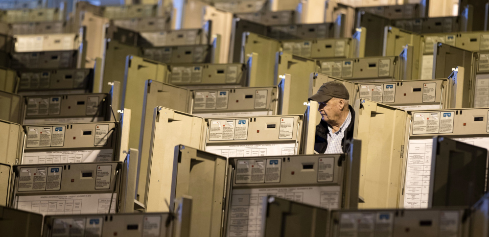 Voting machines, such as these being prepped in Philadelphia prior to November's elections, are being designated as critical infrastructure by Homeland Security.