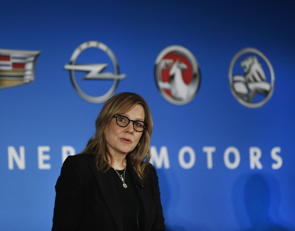 CEO Mary Barra says she will stress GM's record as a job creator in the U.S. when she speaks to President-elect Trump, who has criticized GM for building cars in Mexico. "We look forward to having the conversation with the administration," she said.