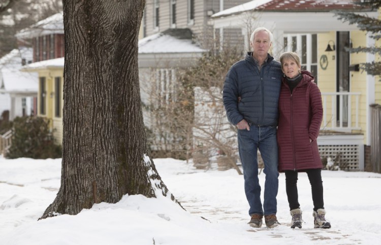 Tom and Ellen Sidar, Bradley Street residents and members of the Friends of Deering Highlands group, say the city isn't doing enough to enforce zoning regulations when it comes to short-term rentals. "Our city isn't even trying," Tom Sidar said.