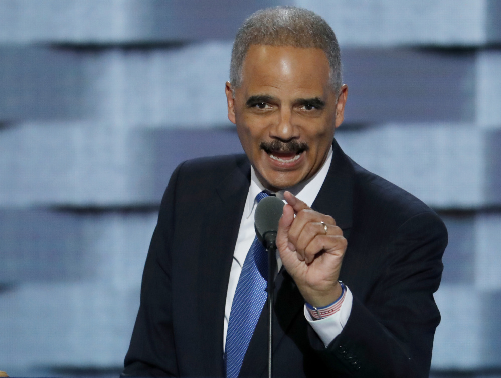 Former Attorney General Eric Holder  Thursday launched the National Democratic Redistricting Committee to help shape districts after the 2020 census.