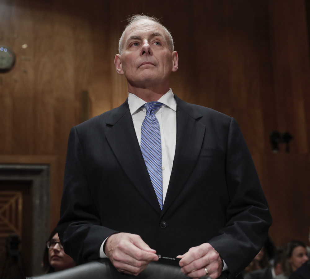 Homeland Security Secretary-designate John Kelly went against a Trump campaign vow at his confirmation hearing Thursday, saying torture should not be used in interrogation.
