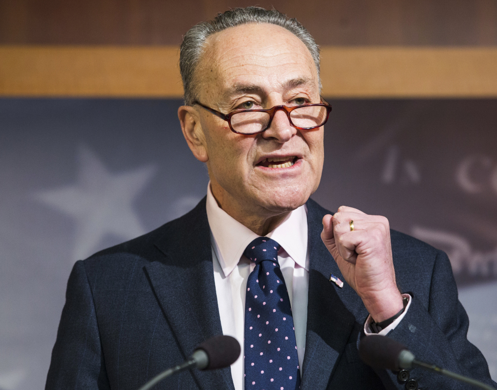 Senate Minority Leader Charles Schumer said Wednesday that If Republicans rush tax reform, "there will be many more Alabamas in 2018."