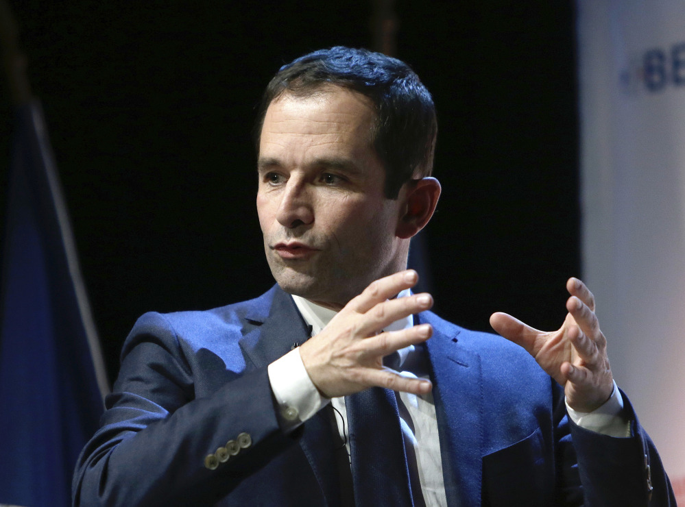 Benoit Hamon is campaigning for the French presidency on a promise of gradually introducing monthly living payments for all, because he expects jobs to keep getting scarcer.