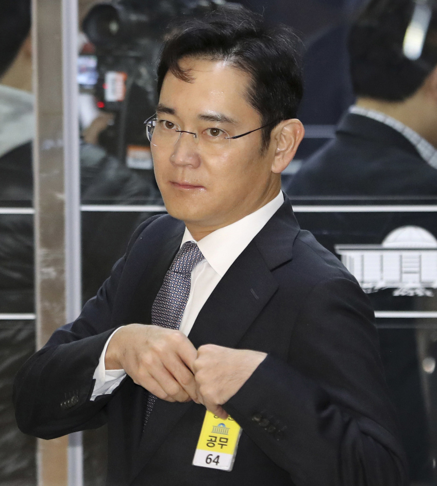 Prosecutors have asked to arrest Lee Jae-yong of Samsung Electronics Co. He is a bribery suspect in the influence-peddling scandal that led to the impeachment of South Korea's president.