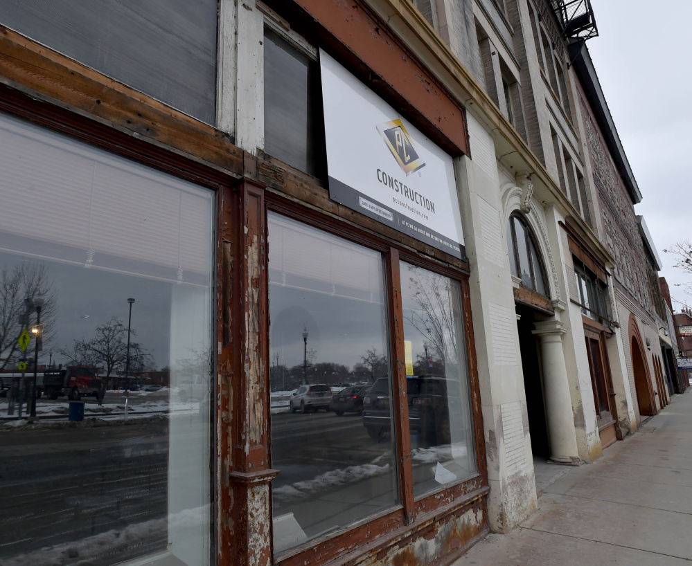 The renovated former Hains Building on Main Street in Waterville, seen Friday, is due to house information technology firm CGI Group Inc. and a retail use.