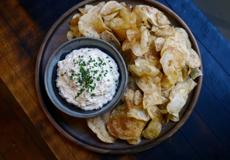 Potato chips aren't usually thought of as a sustainable snack, but with a little work in the kitchen you can make them - and some delish dip - from locally sourced products.