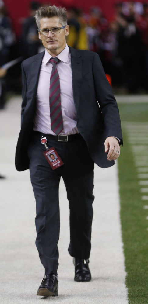 Thomas Dimitroff has been the general manager of the Falcons since 2008, but has deep ties to the Patriots and Coach Bill Belichick. Dimitrioff spent five season as the Patriots' director of college scouting.