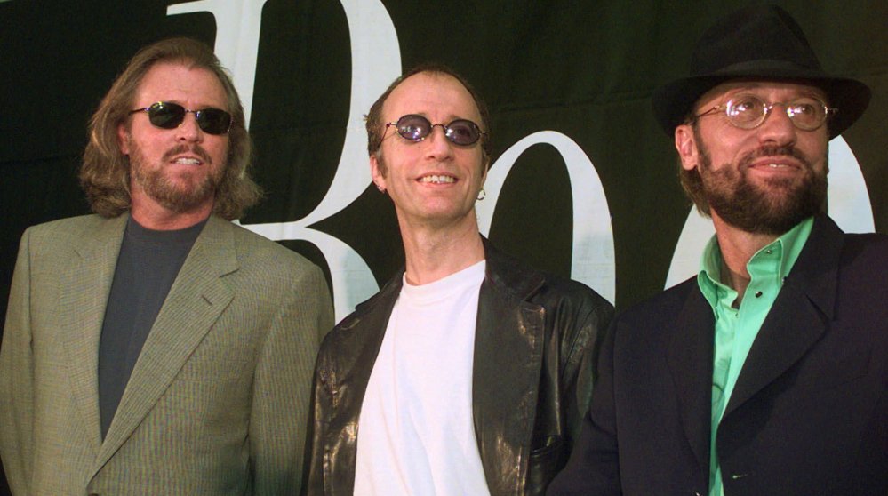 Barry, Robin and Maurice Gibb, from left, of the pop group the Bee Gees. Barry Gibb is the sole surviving member and co-founder of the Grammy-winning group.