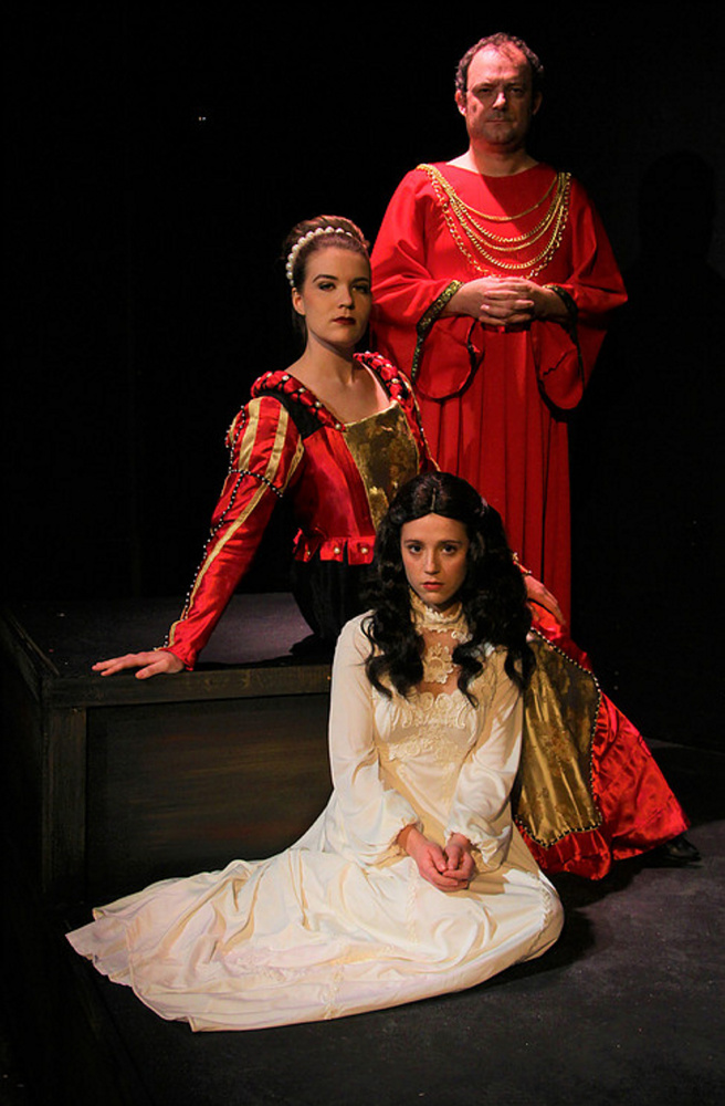 Photo by Tom Scannell
Clockwise from left: Lady Capulet (Sarah Kennedy), Capulet (Charlie Marenghi) and Juliet (Emma Payton Cooper).