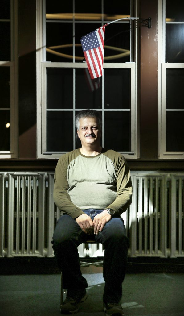 Behman Sabeti, photographed Wednesday at Portland Adult Education where he takes classes. faced religious persecution in Iran. He came to the United States in 2009 seeking a better life for his children. Today, his daughter works as a dental hygienist and his son is working on a bachelor's degree in mechanical engineering. 