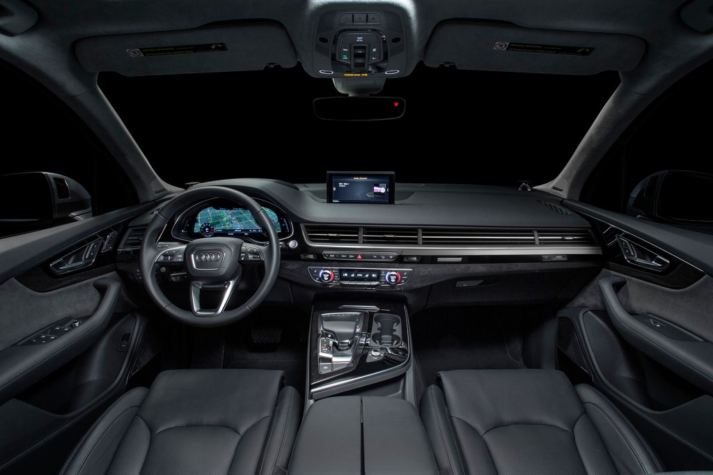 The driver and passenger seats in the Audi Q7 are a marvel of ergonomic pleasure. The leg and head room in the second and third rows was Business Class impressive. 
