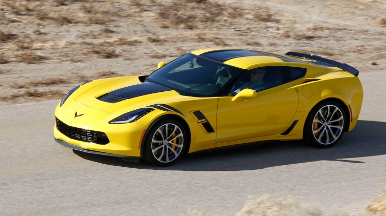 The 2017 Corvette Grand Sport Coupe is powered by a 6.2 liter V8 that makes 460 horsepower.  