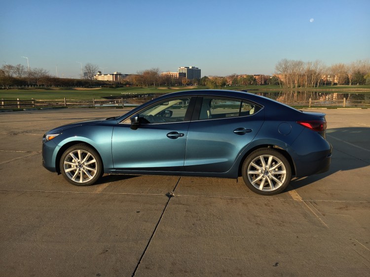 The Mazda3's base price is $23,145; as tested, $26,045.