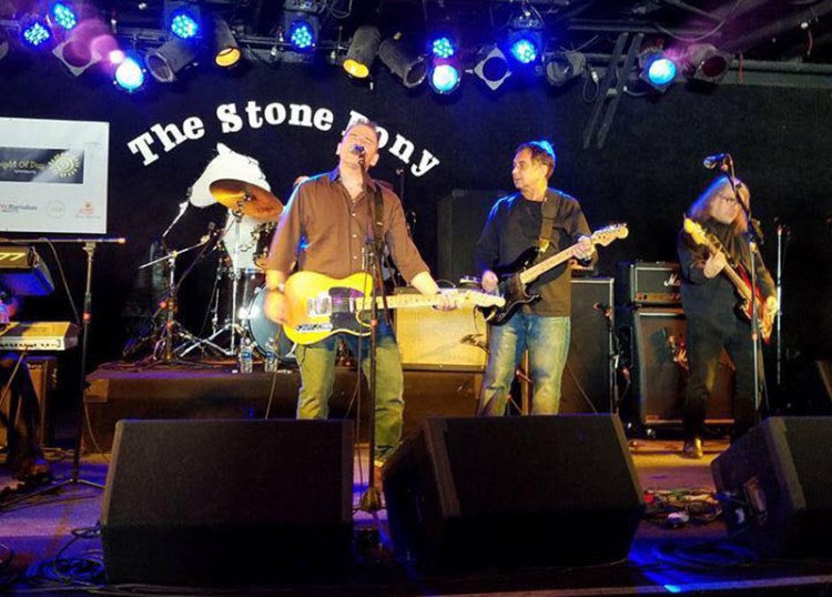 The B Street Band perform at a charity event at The Stone Pony in Asbury Park, New Jersery, on Jan. 8. The Stone Pony was a frequent venue for Bruce Springsteen and the E Street Band during the Boss's early days. 
