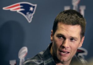 If the Patriots win Sunday's Super Bowl, many fans doubt quarterback Tom Brady will use the trophy presentation to needle NFL Commissioner Roger Goodell for suspending him.