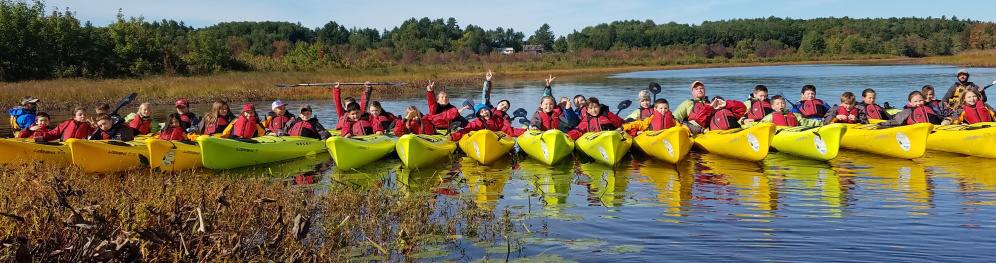 The Maine Outdoor Education Program helps kids learn to kayak, canoe and ski throughout the year.