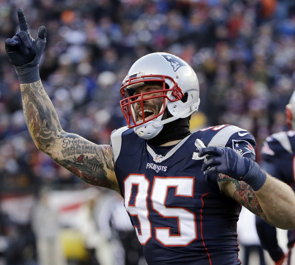 Chris Long enjoyed a visit to the Atlanta Falcons while looking for a place to play this season, but his Hall of Fame father reminded him which team is a perennial winner. So Long is with the New England Patriots and wouldn't you know, he'll be playing against Atlanta in the Super Bowl.
