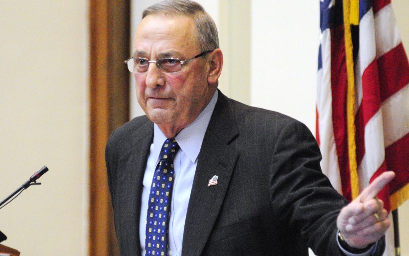 Gov. Paul LePage delivers his State of the State address on Feb. 7.