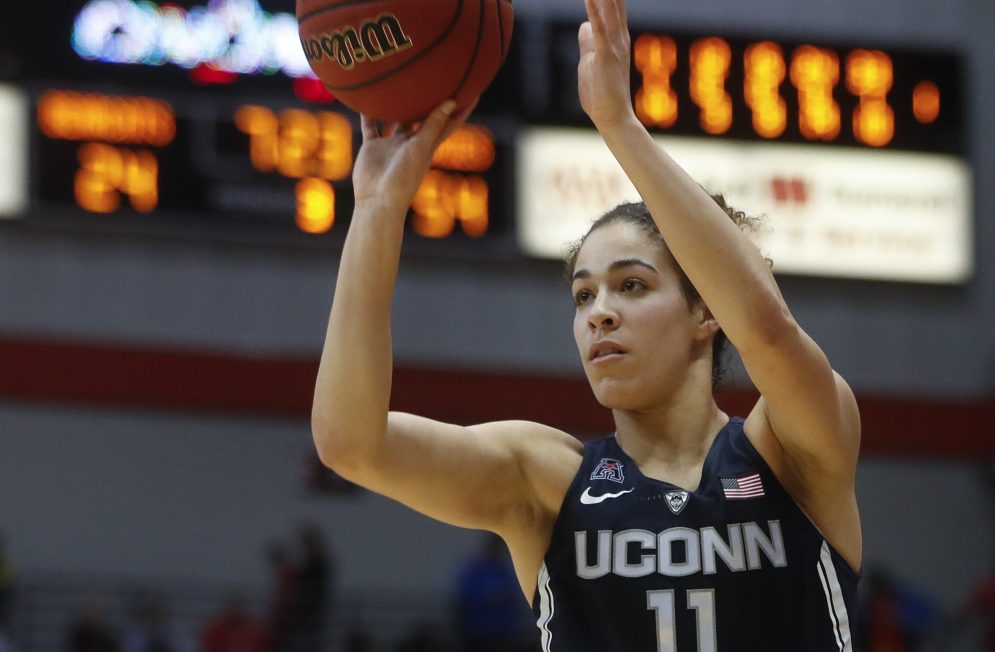 Kia Nurse and the UConn women's basketball team have won 99 straight games and will go for No. 100 on Monday against No. 6 South Carolina.