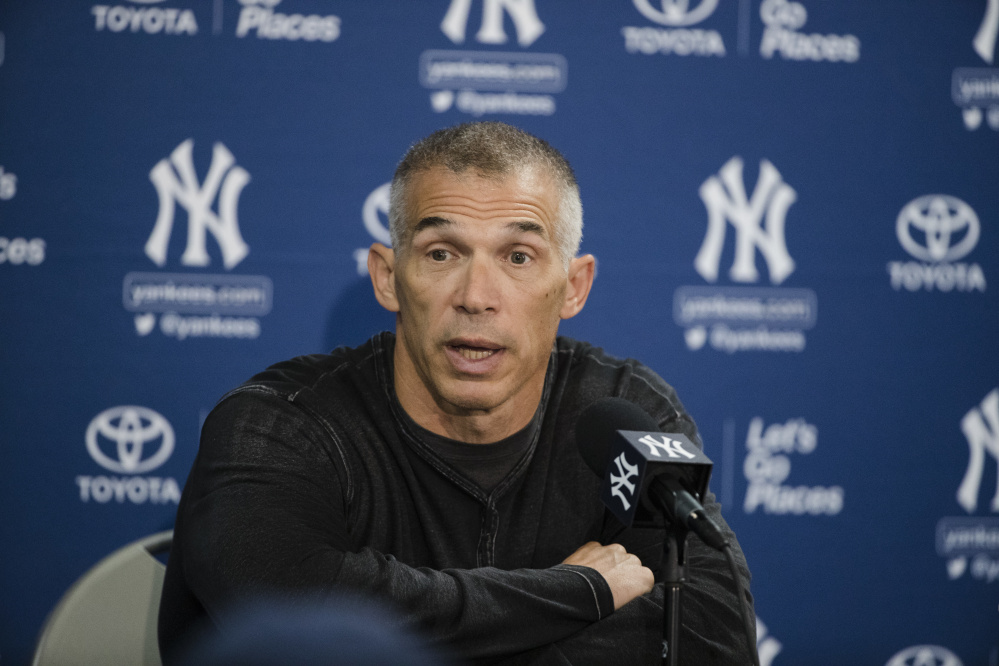 Yankees Manager Joe Girardi's contract is up after this season and he doesn't expect to get an extension before the end of the season.