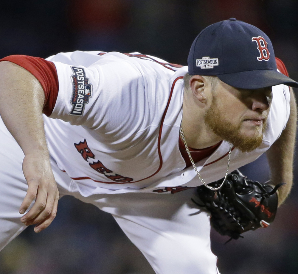 Craig Kimbrel's first season as Boston's closer was the worst of his career. He struggled again Monday in the 2017 season-opener.
