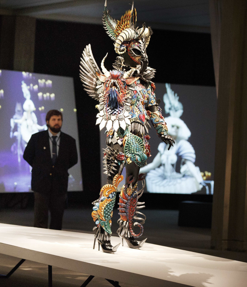 The  "WOW – World of Wearable Art" show at the Peabody Essex Museum in Salem, Mass., runs through June 11. The exhibit features outfits from a New Zealand-based contest.